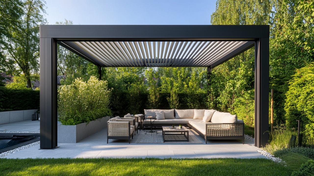 Top 5 des pergolas bioclimatiques : Comparatif Sweeek, Gustave Rideau, Hesperide, Akena et Castorama en 2026